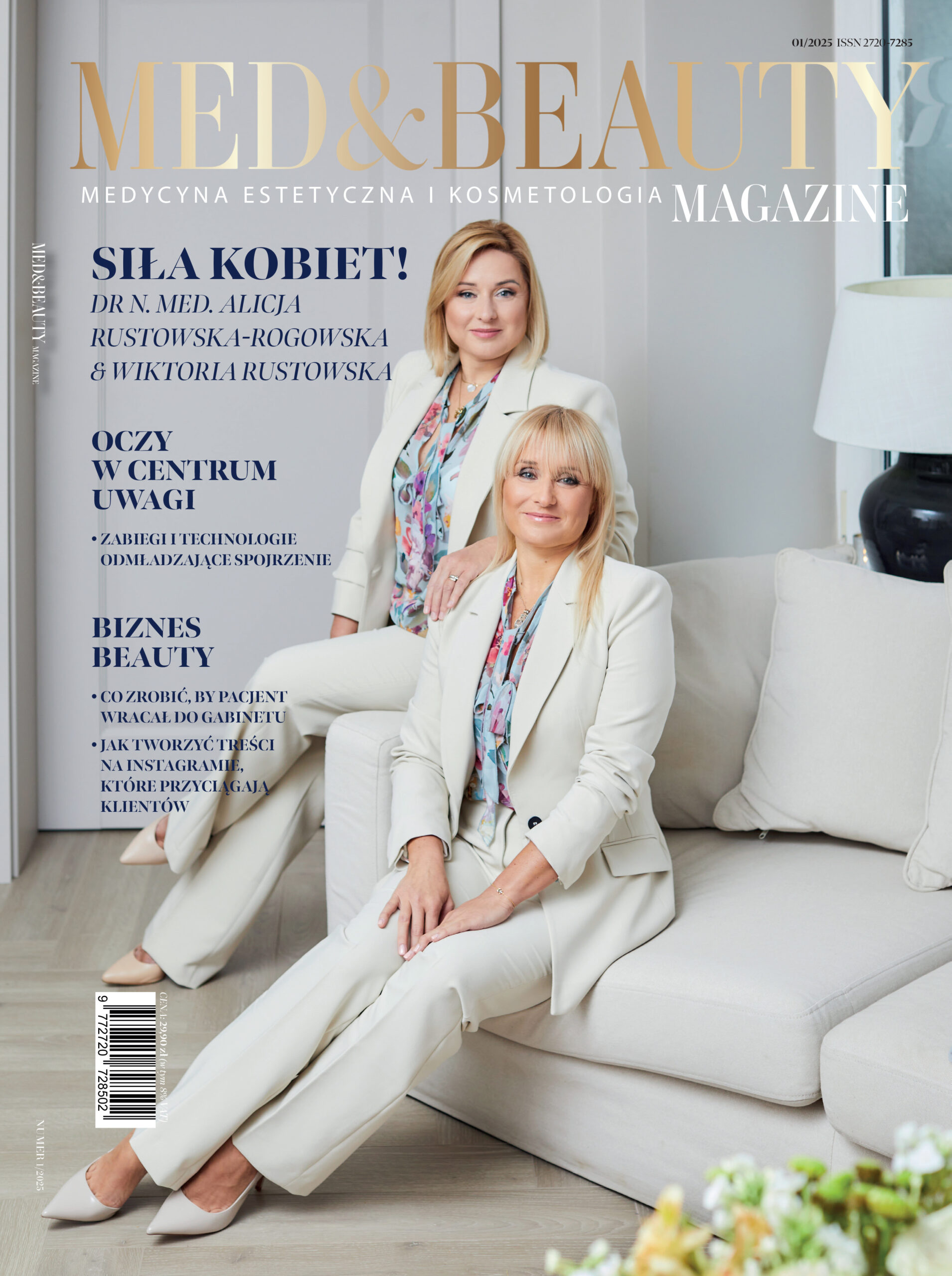 98. Okładka Med&Beauty 01-2025 dr Alicja Rustowska-Rogowska